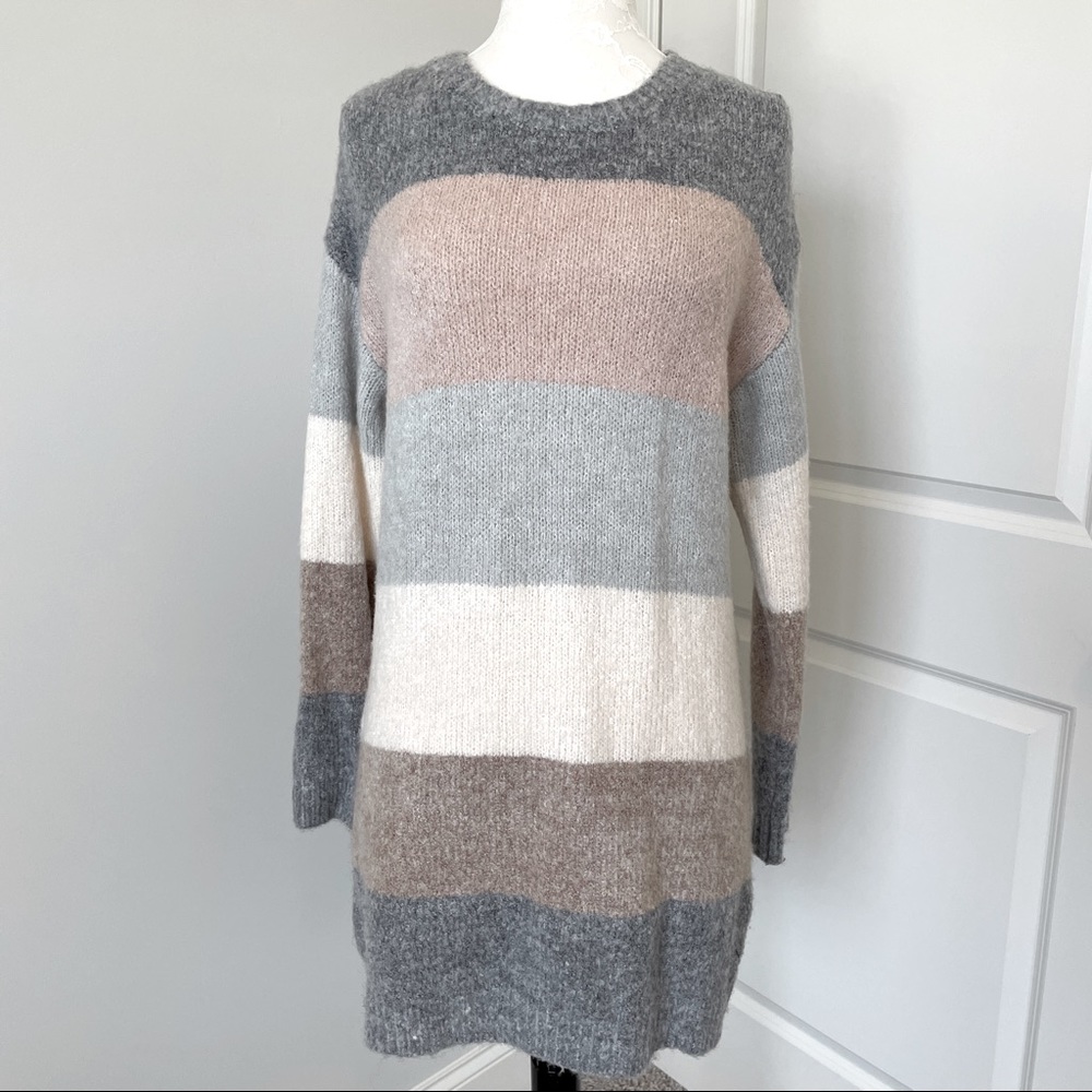 Striped Sweater Dress